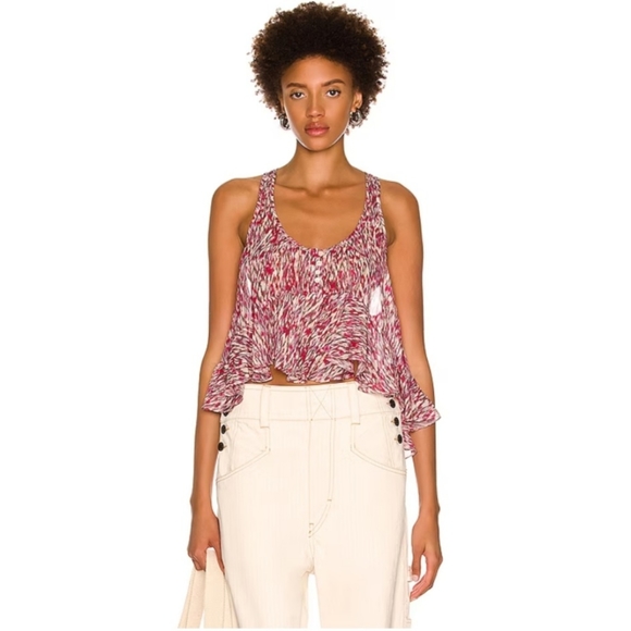 ISABEL MARANT ETOILE Slimea Tank Top Size 40 Small - Picture 2 of 6